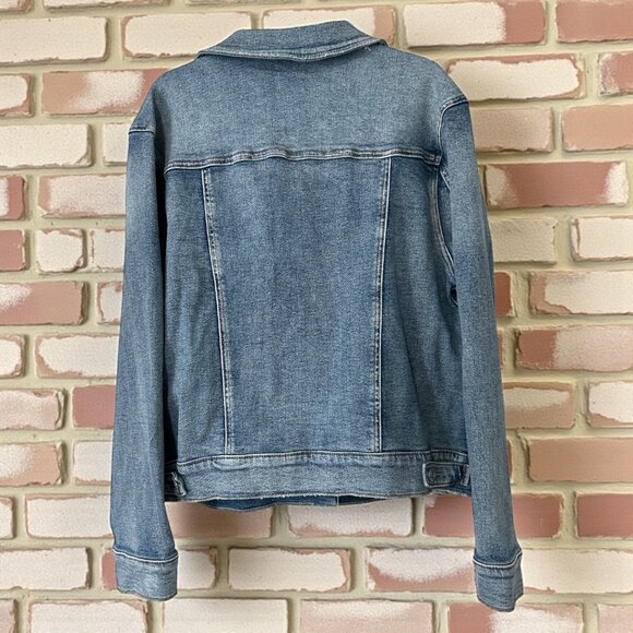 JAG Premium Stretch Denim Jean Jacket Medium - Picture 2 of 6